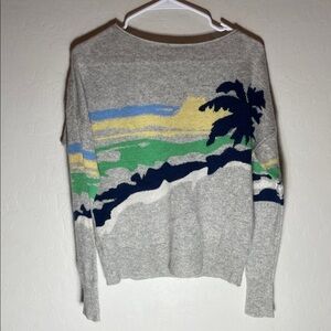 360 Cashmere Light Gray Sweater